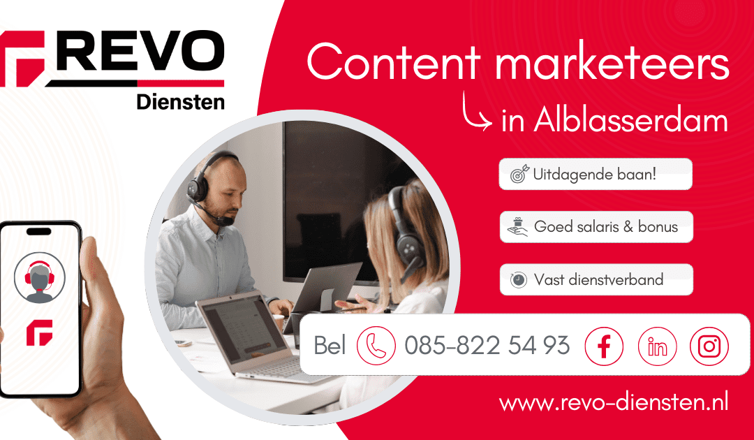Content marketeer Alblasserdam vacature